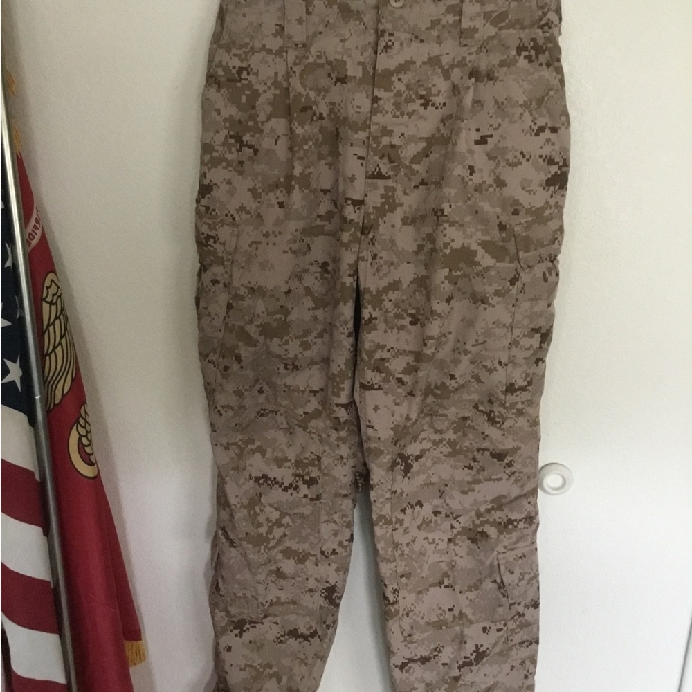 Marine corps FROG desert marpat combat trousers size medium long